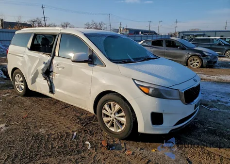 2017 Kia Sedona Lx z USA, uszkodzony, nr VIN KNDMB5C18H6250155